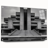 Brutalist Wall Art | Monumental Industrial Concrete Architecture Print