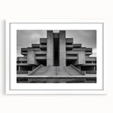 Brutalist Wall Art | Monumental Industrial Concrete Architecture Print