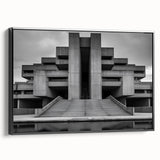 Brutalist Wall Art | Monumental Industrial Concrete Architecture Print