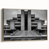 Brutalist Wall Art | Monumental Industrial Concrete Architecture Print