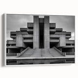 Brutalist Wall Art | Monumental Industrial Concrete Architecture Print