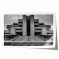 Brutalist Wall Art | Monumental Industrial Concrete Architecture Print