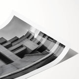 Brutalist Wall Art | Monumental Industrial Concrete Architecture Print