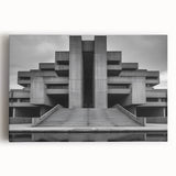 Brutalist Wall Art | Monumental Industrial Concrete Architecture Print