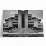Brutalist Wall Art | Monumental Industrial Concrete Architecture Print