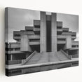 Brutalist Wall Art | Monumental Industrial Concrete Architecture Print