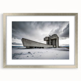 Brutalist Wall Art | Industrial Concrete Landscape Architecture Print