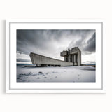 Brutalist Wall Art | Industrial Concrete Landscape Architecture Print