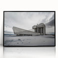 Brutalist Wall Art | Industrial Concrete Landscape Architecture Print