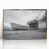 Brutalist Wall Art | Industrial Concrete Landscape Architecture Print