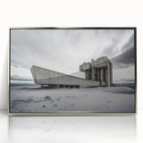 Brutalist Wall Art | Industrial Concrete Landscape Architecture Print