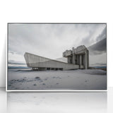 Brutalist Wall Art | Industrial Concrete Landscape Architecture Print