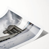 Brutalist Wall Art | Industrial Concrete Landscape Architecture Print