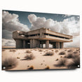Brutalist Wall Art | Modern Desert Industrial Concrete Architecture Print