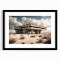 Brutalist Wall Art | Modern Desert Industrial Concrete Architecture Print