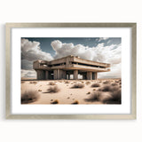 Brutalist Wall Art | Modern Desert Industrial Concrete Architecture Print