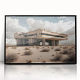 Brutalist Wall Art | Modern Desert Industrial Concrete Architecture Print