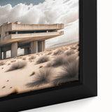 Brutalist Wall Art | Modern Desert Industrial Concrete Architecture Print