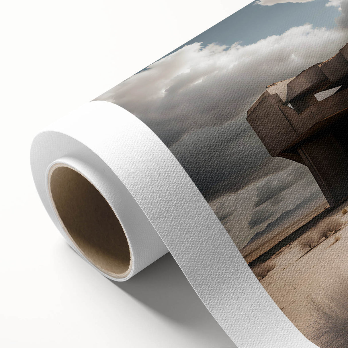 Brutalist Wall Art | Modern Desert Industrial Concrete Architecture Print