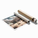 Brutalist Wall Art | Modern Desert Industrial Concrete Architecture Print