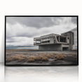 Brutalist Wall Art | Stark Industrial Concrete Architecture Desert Print