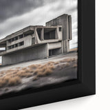 Brutalist Wall Art | Stark Industrial Concrete Architecture Desert Print