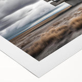 Brutalist Wall Art | Stark Industrial Concrete Architecture Desert Print