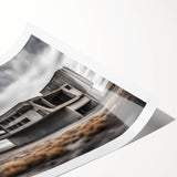 Brutalist Wall Art | Stark Industrial Concrete Architecture Desert Print
