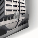 Brutalist Wall Art | Modern Industrial Geometric Print | Concrete Design