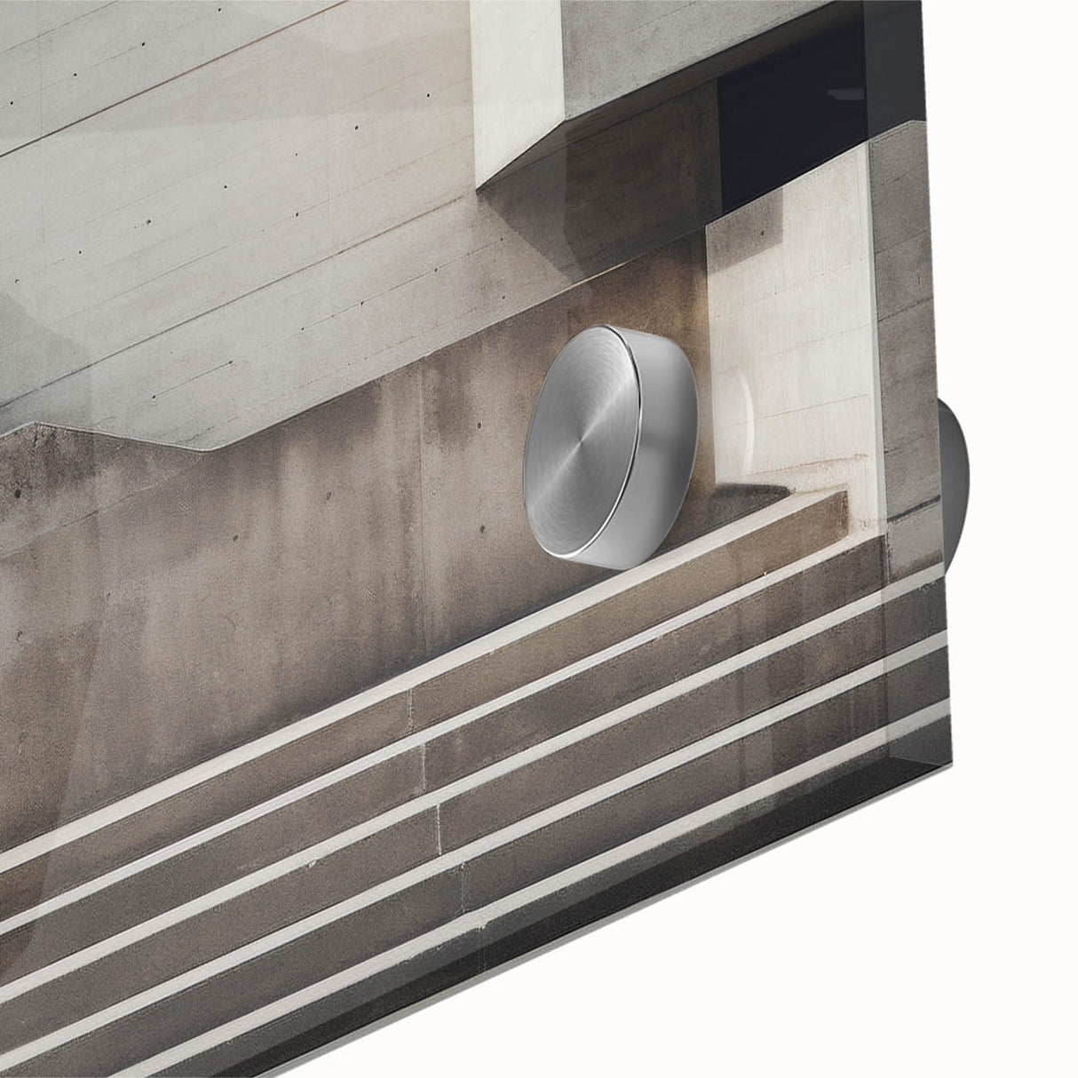 Brutalist Wall Art | Minimalist Concrete Architecture Geometric Print