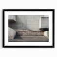 Brutalist Wall Art | Minimalist Concrete Architecture Geometric Print