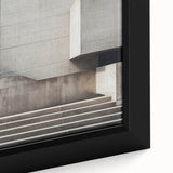 Brutalist Wall Art | Minimalist Concrete Architecture Geometric Print