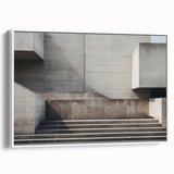 Brutalist Wall Art | Minimalist Concrete Architecture Geometric Print