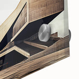 Brutalist Wall Art | Bold Industrial Concrete Architecture Design Print