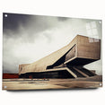 Brutalist Wall Art | Bold Industrial Concrete Architecture Design Print