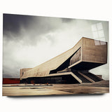 Brutalist Wall Art | Bold Industrial Concrete Architecture Design Print