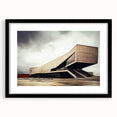 Brutalist Wall Art | Bold Industrial Concrete Architecture Design Print