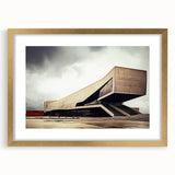 Brutalist Wall Art | Bold Industrial Concrete Architecture Design Print
