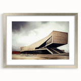 Brutalist Wall Art | Bold Industrial Concrete Architecture Design Print