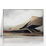 Brutalist Wall Art | Bold Industrial Concrete Architecture Design Print