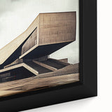 Brutalist Wall Art | Bold Industrial Concrete Architecture Design Print