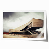 Brutalist Wall Art | Bold Industrial Concrete Architecture Design Print