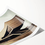 Brutalist Wall Art | Bold Industrial Concrete Architecture Design Print