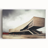 Brutalist Wall Art | Bold Industrial Concrete Architecture Design Print