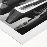 Brutalist Wall Art | Futuristic Concrete Architecture Geometric Print