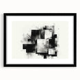 Brutalist Wall Art | Abstract Geometric Black and White Industrial Print