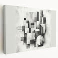 Brutalist Wall Art | Abstract Geometric Black and White Modern Art Print