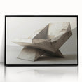 Brutalist Design Art | Geometric Concrete Sculpture Modern Industrial Print