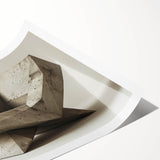 Brutalist Design Art | Geometric Concrete Sculpture Modern Industrial Print