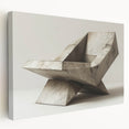 Brutalist Design Art | Geometric Concrete Sculpture Modern Industrial Print